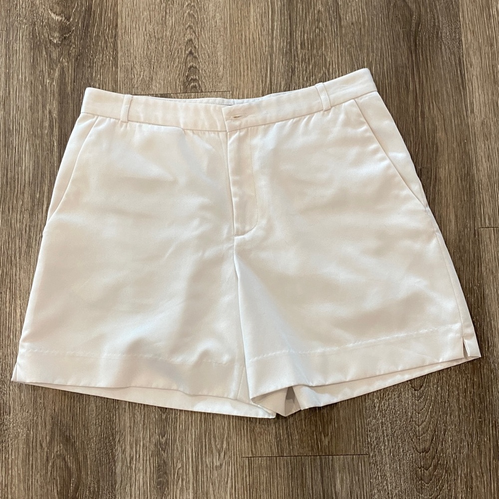 Ralph Lauren golf trouser shorts beige ecru cream neutral 6 small